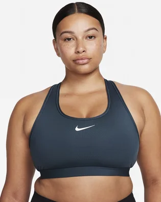 Топ жіночий Nike Swoosh Medium Support Padded Sports Bra Blue DX6821-328