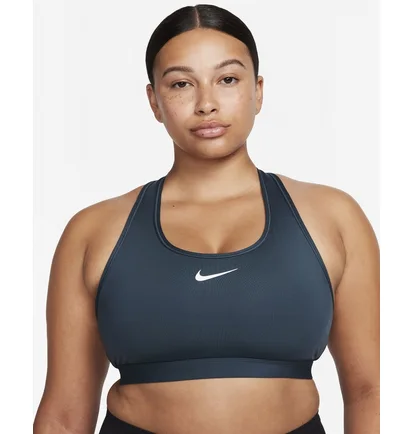 Топ жіночий Nike Swoosh Medium Support Padded Sports Bra Blue DX6821-328