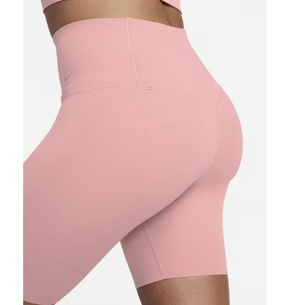 Топ женский Nike Zenvy WomenS Gentle-Support High-Waisted 8 Biker Shorts Peach DQ6003-618