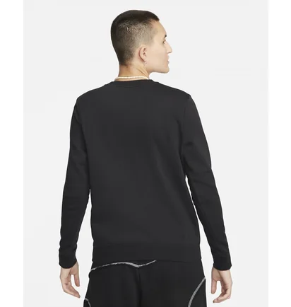 Свитшот женский Nike Sportswear Club Fleece Crewneck Sweatshirt Black Dq5473-010