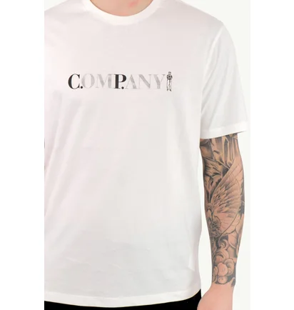 Футболка мужская C.P. Company Jersey White 20CMTS085A-005100W-103