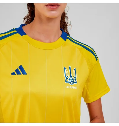 Футболка женская Adidas Ukraine 24 Performance Yellow IP2182
