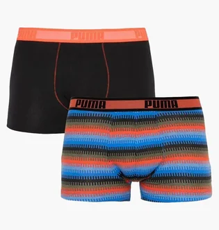 Труси чоловічі Puma Worldhood Stripe Trunk Black/Multi (2 шт) 501004001-030