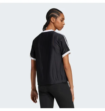 Футболка жіноча Adidas Adicolor 3-Stripes Pinstripe T-Shirt Black IX5505