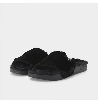 Тапочки женские Puma Leadcat 2.0 Fluff Slide Sandals Black 385803-01