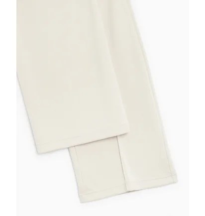 Штани жіночі Nike Sportswear Essential High Waisted Wide Leg Pants Beige FB8490-104