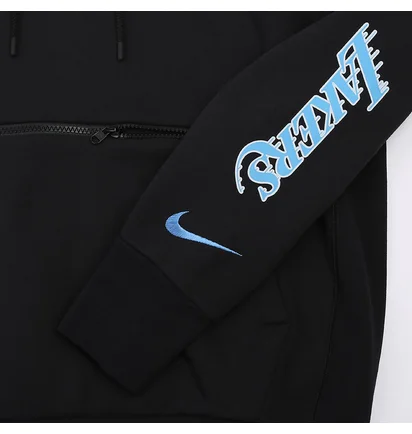 Худи мужское Nike Nba Los Angeles Lakers Courtside City Edition Pullover Hoodie Black CN1812-010
