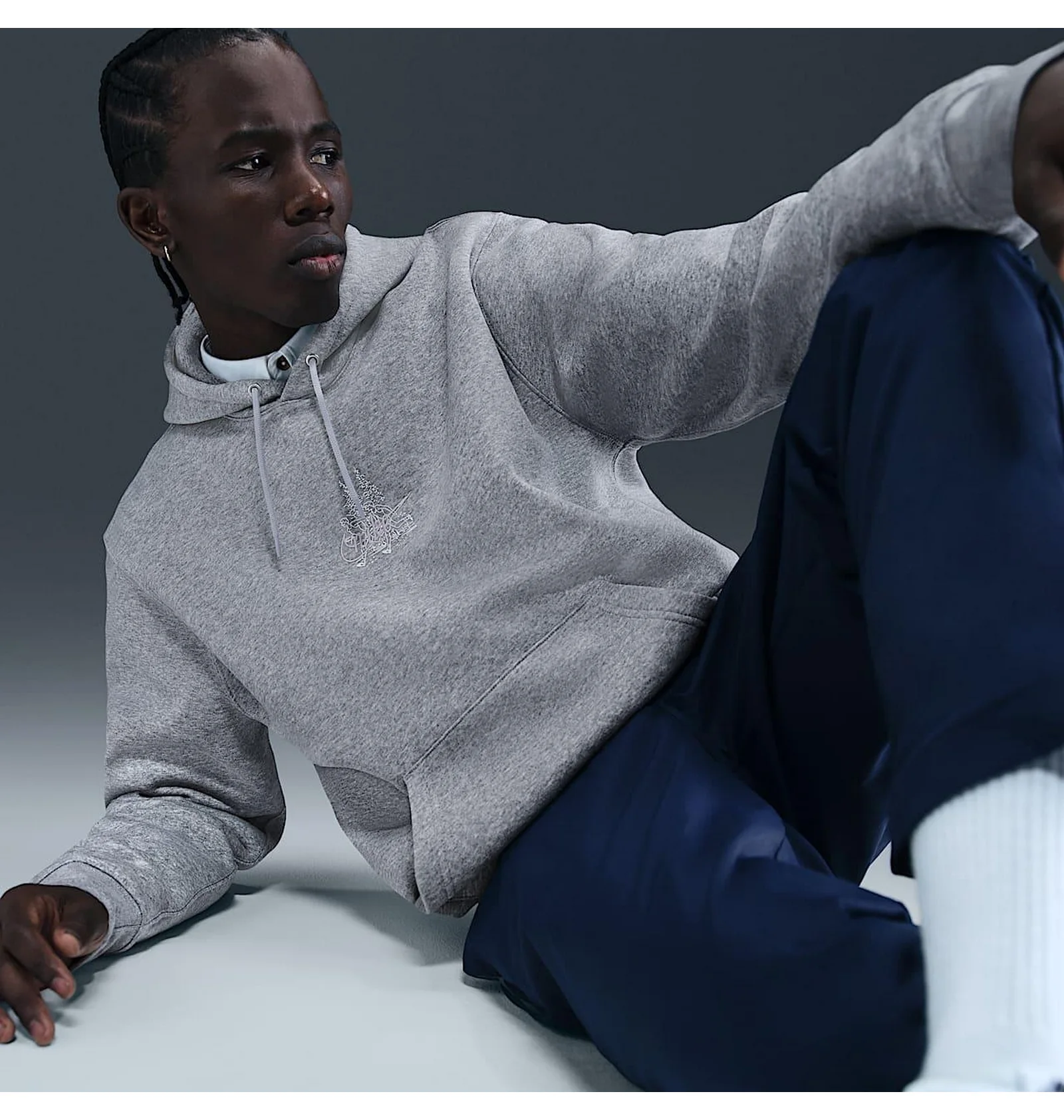 ᐉ Худи мужское Nike Club Fleece Grey HV1216-063 - купить в