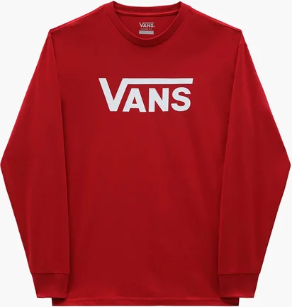 Лонгслив мужской Vans Mn Classic Ls Red VN000K6H4LP