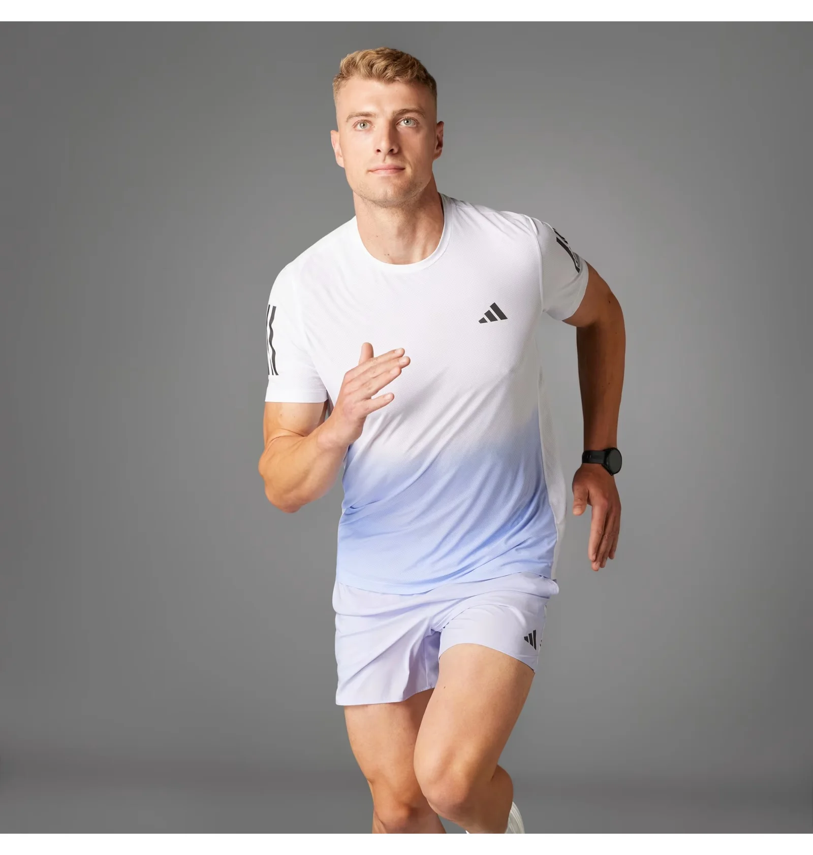 ᐉ Футболка чоловіча Adidas Own The Run Climacool Colorblock White