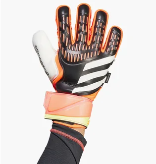 Перчатки вратарские унисекс Adidas Predator Mtc Fs Black/Orange IQ4037