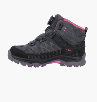 Кроссовки детские CMP Kiruna Mid Fitgo Grey/Black 3Q56784-00US