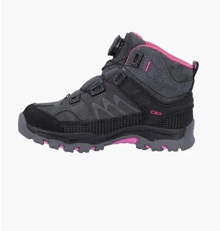 Кроссовки детские CMP Kiruna Mid Fitgo Grey/Black 3Q56784-00US