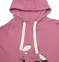 Худи женское Jeep Hooded Oversize Sweatshirt Botanical Print Pink O102606-P490