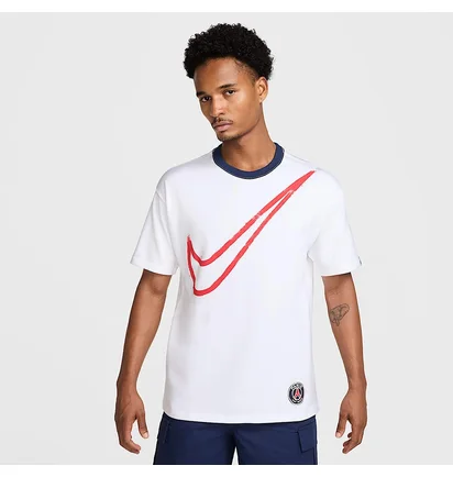 Футболка чоловіча Nike Psg Oversized Swoosh Tee White HQ0770-100