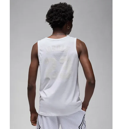 Майка мужская Air Jordan M J Flt Ess Wsh Gfx Tank White FN5996-100