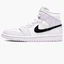 Кроссовки женские Air Jordan 1 Mid Barely Rose White/Pink Bq6472-500