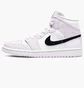Кроссовки женские Air Jordan 1 Mid Barely Rose White/Pink Bq6472-500