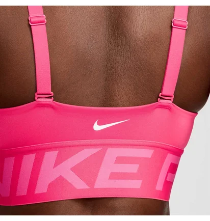 Топ женский Nike Pro Indy Plunge Pink HF7324-629