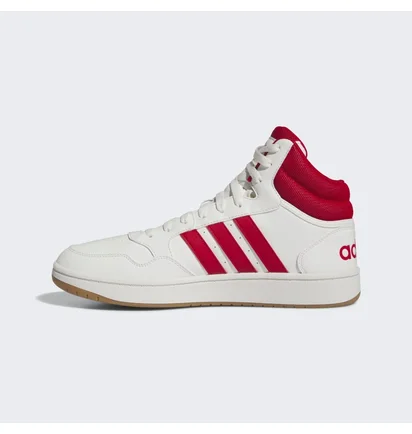 Кроссовки мужские Adidas Hoops 3.0 Mid Lifestyle Basketball Classic Vintage Shoes White IG5569