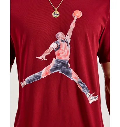 Футболка мужская Air Jordan Watercolor Tee Red FN5980-677