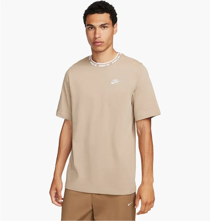 Футболка чоловіча Nike Sportswear Club Beige FB7309-247