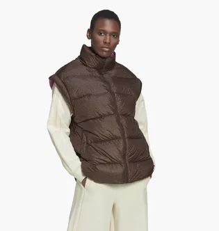 Жилетка жіноча Adidas Down Vest Brown HK5243