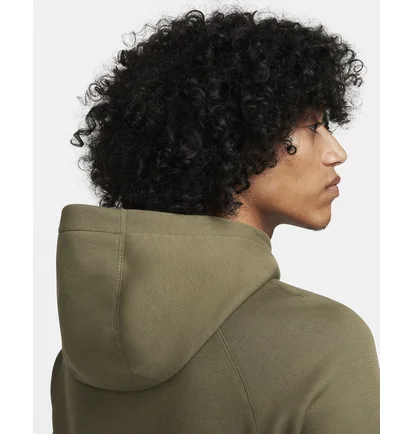 Худі чоловіче Nike Sportswear Tech Fleece Pullover Hoodie Olive FB8016-222
