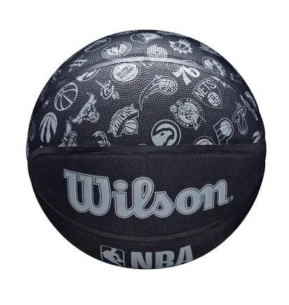 Баскетбольний м'яч Wilson Nba All Team Black WTB1300XBNBA6