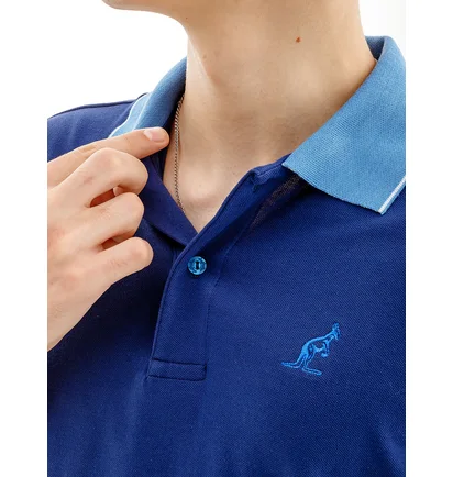 Поло чоловіче AUSTRALIAN Lines Polo Pique El R-Fit Blue LSUPO0010-842