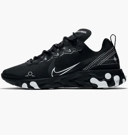 Кросівки чоловічі Nike React Element 55 Black CU3009-001