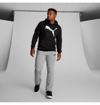 Спортивный костюм мужской Puma Big Cat Logo Hoodie Black 672712-01__586714-01