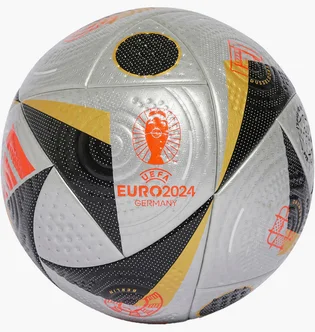 Футбольний м'яч Adidas Uefa Euro2024 Finale Pro Metallic IS7436