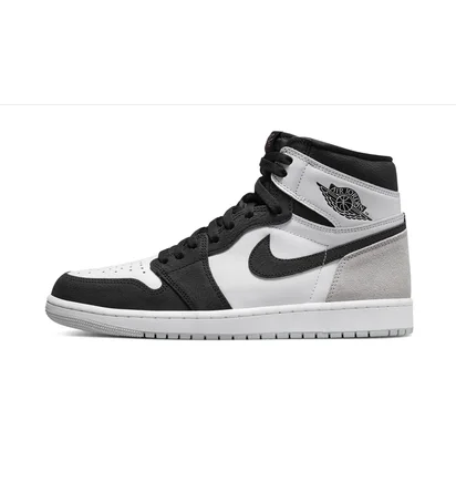Кроссовки мужские Air Jordan 1 Retro High Og Black/Grey 555088-108