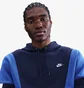 Спортивный костюм мужской Nike Club Fleece Hded Track Gx Black/Blue HV1165-451
