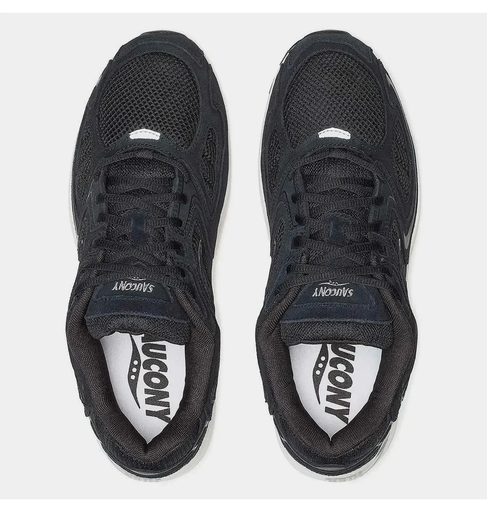 黒井 ᐉ Кросівки чоловічі Saucony Grid Jazz 9 Suede Black S70898-7