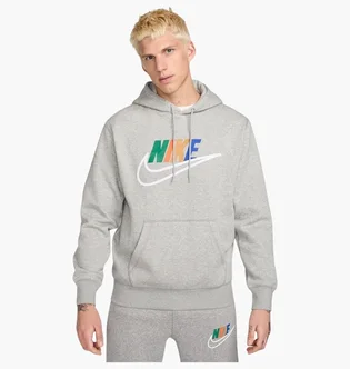Худи мужское Nike Club MenS Fleece Hoodie Grey FZ0772-063