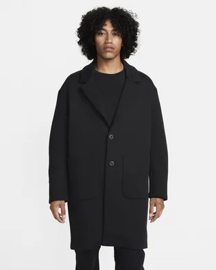 Пальто мужское Nike Sportswear Tech Fleece Reimagined Loose Fit Trench Coat Black FN0601-010