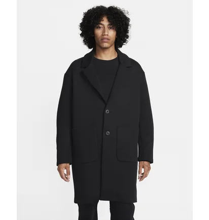 Пальто мужское Nike Sportswear Tech Fleece Reimagined Loose Fit Trench Coat Black FN0601-010
