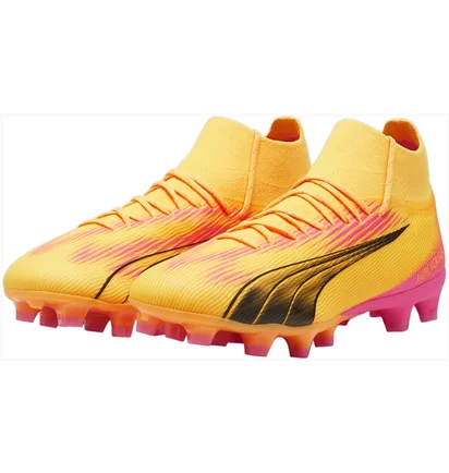 Бутсы мужские Puma Ultra Pro Fg/Ag Yellow/Pink 107750-03