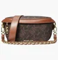 Сумка жіноча Michael Kors Slater Extra-Small Empire Signature Logo Sling Pack Brown 30H3G04M0B-BROWN-LUGGAGE-79688