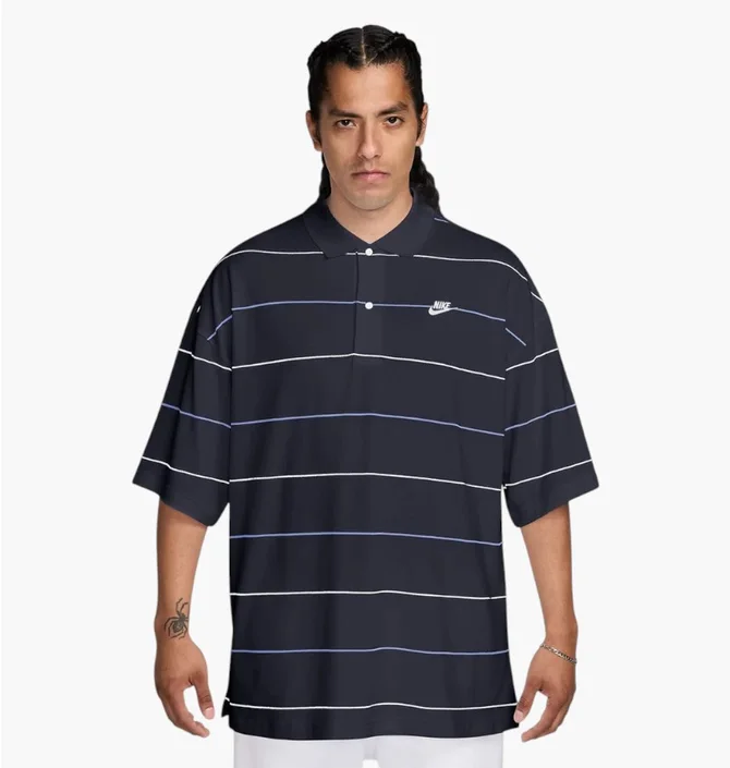 Поло чоловіче Nike Club Os Stripe Black IF0736-451