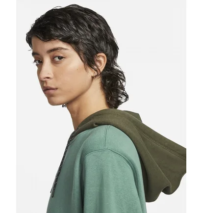 Худи женское Nike Hoodie Oversize Fleece Green FB2190-361