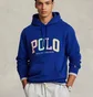 Худи мужское Ralph Lauren Fleece Logo Hoodie Blue 710890190003