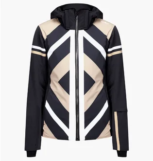 Куртка жіноча Cmp Jacket Zip Hood Black/Beige 32W0256-04Um