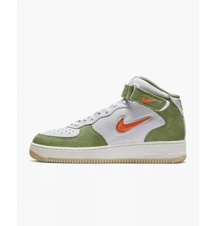 Кроссовки мужские Nike Air Force 1 Mid Qs MenS Shoes White/Olive DQ3505-100