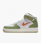 Кросівки чоловічі Nike Air Force 1 Mid Qs MenS Shoes White/Olive DQ3505-100