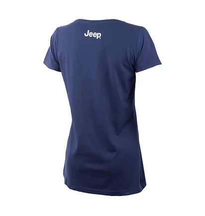 Футболка женская Jeep T-Shirt Star Botanical Print J22W Blue O102614-A184