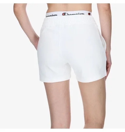 Шорты женские Champion Double Waistband Shorts White 112648-WW001-WTH