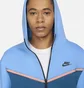 Толстовка чоловіча Nike Sportswear Tech Fleece MenS Full-Zip Hoodie Light Blue CU4489-412